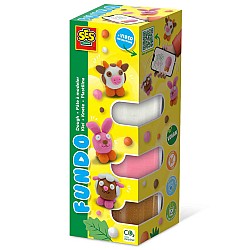 Ses Creative Dough Fundo Farm Animals 3x90gr 1x40gr (s00811)
