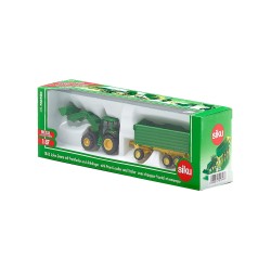 Siku 1:87 John Deere With Front Loader And Trailer (313-1843)