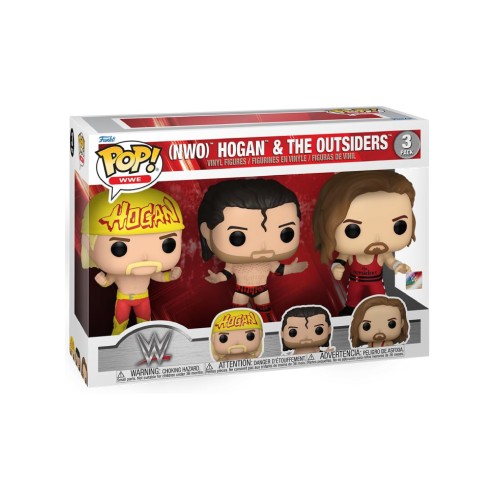 Pop 3 Pack Wwe Nwo Hogan Outsiders
