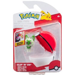 Pokemon Clip N Go Sprigatito And Poke Ball (pkw3629)
