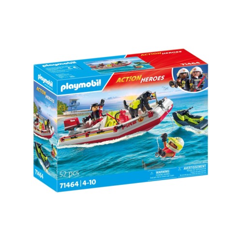 Playmobil Fireboat With Aqua Scooter (71464)