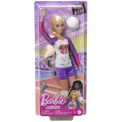 Barbie Made To Move Volleyball Player Doll (hkt72)