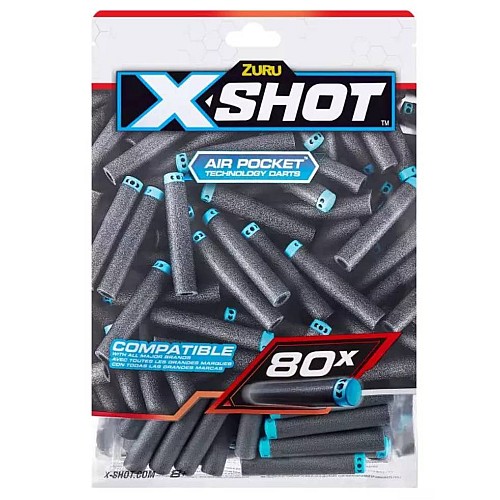 X Shot-excel 80pk Refill Darts (36589)