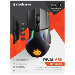 Mouse Steelseries Rival 650 Wireless - Pc