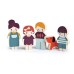 Mentari Dollhouse Family With Dog Mt7651 Mentari Dollhouse Family With Dog Mt7651
