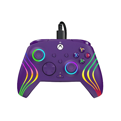 Controller Pdp Afterglow Wave Wired Purple - Xbox Series X