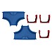 Aquaplay T-pieces, Set Of Two (8700000103) Aquaplay T-pieces, Set Of Two (8700000103)