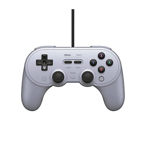 8bitdo Pro2 Wired Gamepad Grey Edition