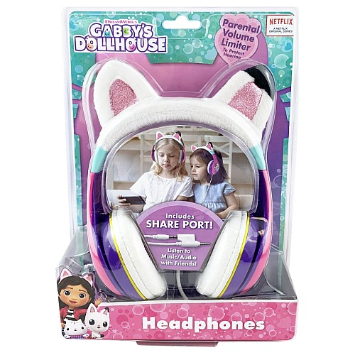 Headphones Ekids Gabbys Dollhouse With Volume Control To Protect Hearing
