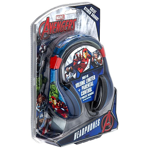 Headphones Ekids Avengers With Volume Control To Protect Hearing