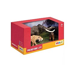 Mojo Mammoth Set Prehistoric Animals 3 Pcs (mj-380041)