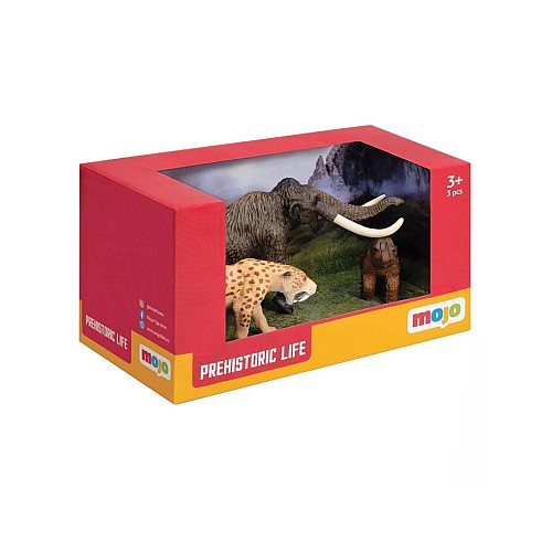 Mojo Mammoth Set Prehistoric Animals 3 Pcs (mj-380041)