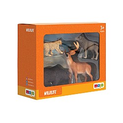 Mojo Starter Set Forest Wild Animals 4 Pcs (mj-380036)