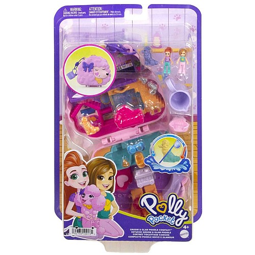 Polly Pocket Groom Glam Poodle Compact (hkv35)