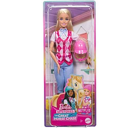 Barbie Mysteries The Great Horse Chase Malibu Doll With Riding Clothes Accessories (hxj38)
