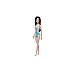 Barbie Beach Black Hair Doll Wearing Tropical Blue Swimsuit (hpv22)
