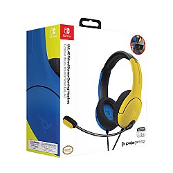 Pdp Wired Headset Lvl40 Yellow/blue