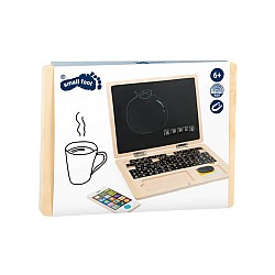 Small Foot Wooden Laptop With Magnet Board (i-sf11193)