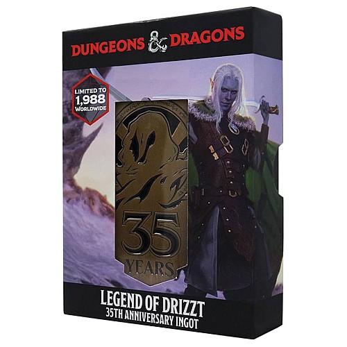 Dungeons & Dragons Limited Edition Legend Of Drizzt 35th Anniversary Ingot