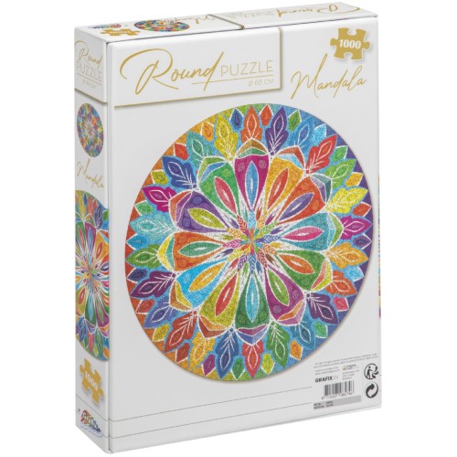 Grafix Mandala Round Puzzle 1000 Pcs (k-400052)