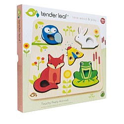 Tender Leaf Puzzle 5 Pcs Touchy Feely Animals (tl8417)