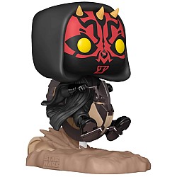 Pop Rides Deluxe Star Wars Ep1 The Phantom Menace Anniversary Darth Maul On Bloodfin Speeder 705 11cm
