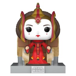 Funko Pop Deluxe Disney Star Wars Ep1 The Phantom Menace Anniversary Queen Amidala On The Throne 705