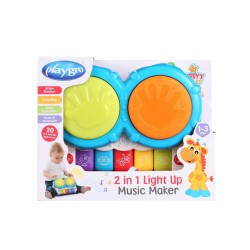 Playgro Jerry's Class 2 In 1 Light Up Music Maker