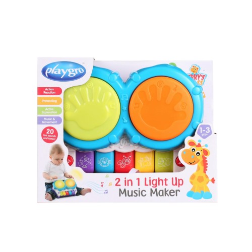 Playgro Jerry's Class 2 In 1 Light Up Music Maker