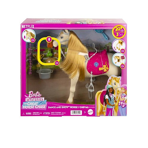 Barbie Mysteries The Great Horse Chase Dance And Show Horse (hxj42)