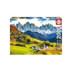 Educa 2000 Pcs Autumn In The Dolomites Puzzle (80-19566)