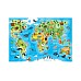 Educa 150 Pcs World Map Animals Puzzle (018115)