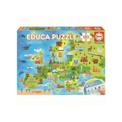 Educa 150 Pcs Mapa Europe Puzzle (80-18607)