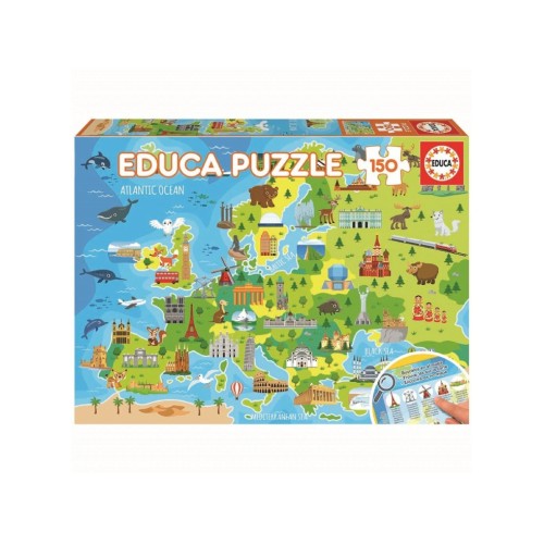 Educa 150 Pcs Mapa Europe Puzzle (80-18607)