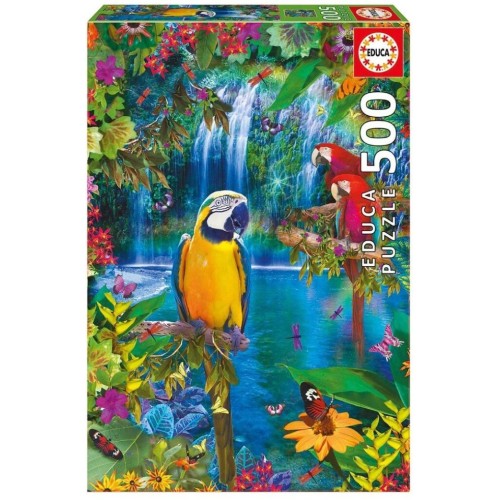 Educa Puzzle 500 Pc Bird Tropical (015512)