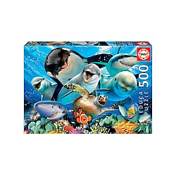 Educa 500 Pcs Underwater Selfies Puzzle (17647)