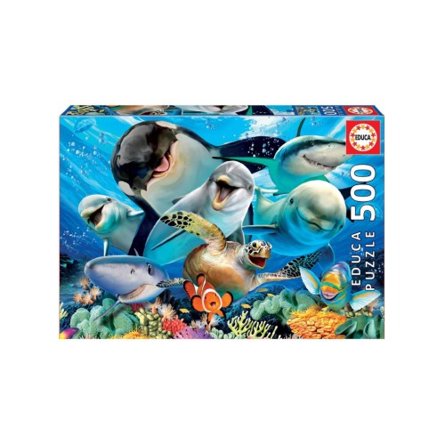 Educa 500 Pcs Underwater Selfies Puzzle (17647)