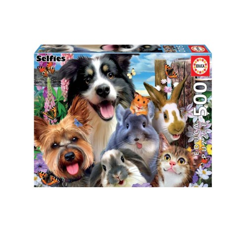 Educa 500 Pcs Funny Selfie Puzzle (80-19250)