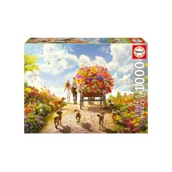 Educa 1000 Pcs Carrying Flowers Puzzle (80-19921)