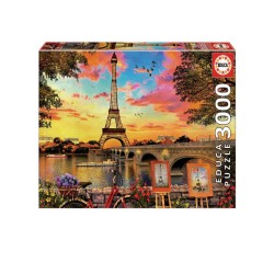 Educa Puzzle 3000 Sunset In Paris (017675)