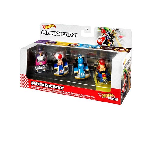 Hot Wheels Mariokart 4 Pack (gxx98)