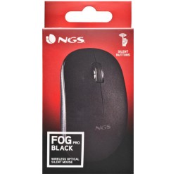 Mouse Ngs Wireless Fog Pro 1000dpi Black