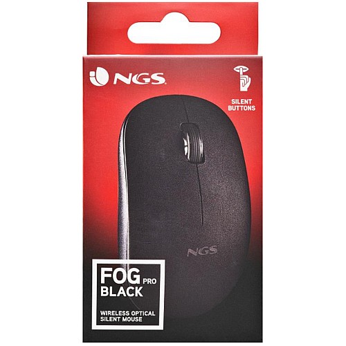 Mouse Ngs Wireless Fog Pro 1000dpi Black