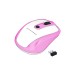 Mouse Techmade Ottico Wireless White/pink Mouse Techmade Ottico Wireless White/pink