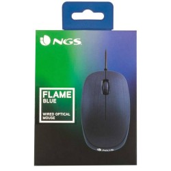 Mouse Ngs Wired Flame 1000dpi Blue