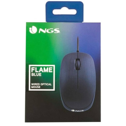 Mouse Ngs Wired Flame 1000dpi Blue