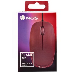 Mouse Ngs Wired Flame 1000dpi Red