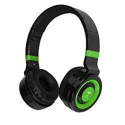 Techmade Earphones Wireless Bt+ Microphone Black/green