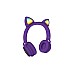 Techmade Headphones Funny Led Bt + Microphone Purple