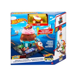 Mattel Hot Wheels City Downtown Ice Cream Swirl (htn77)